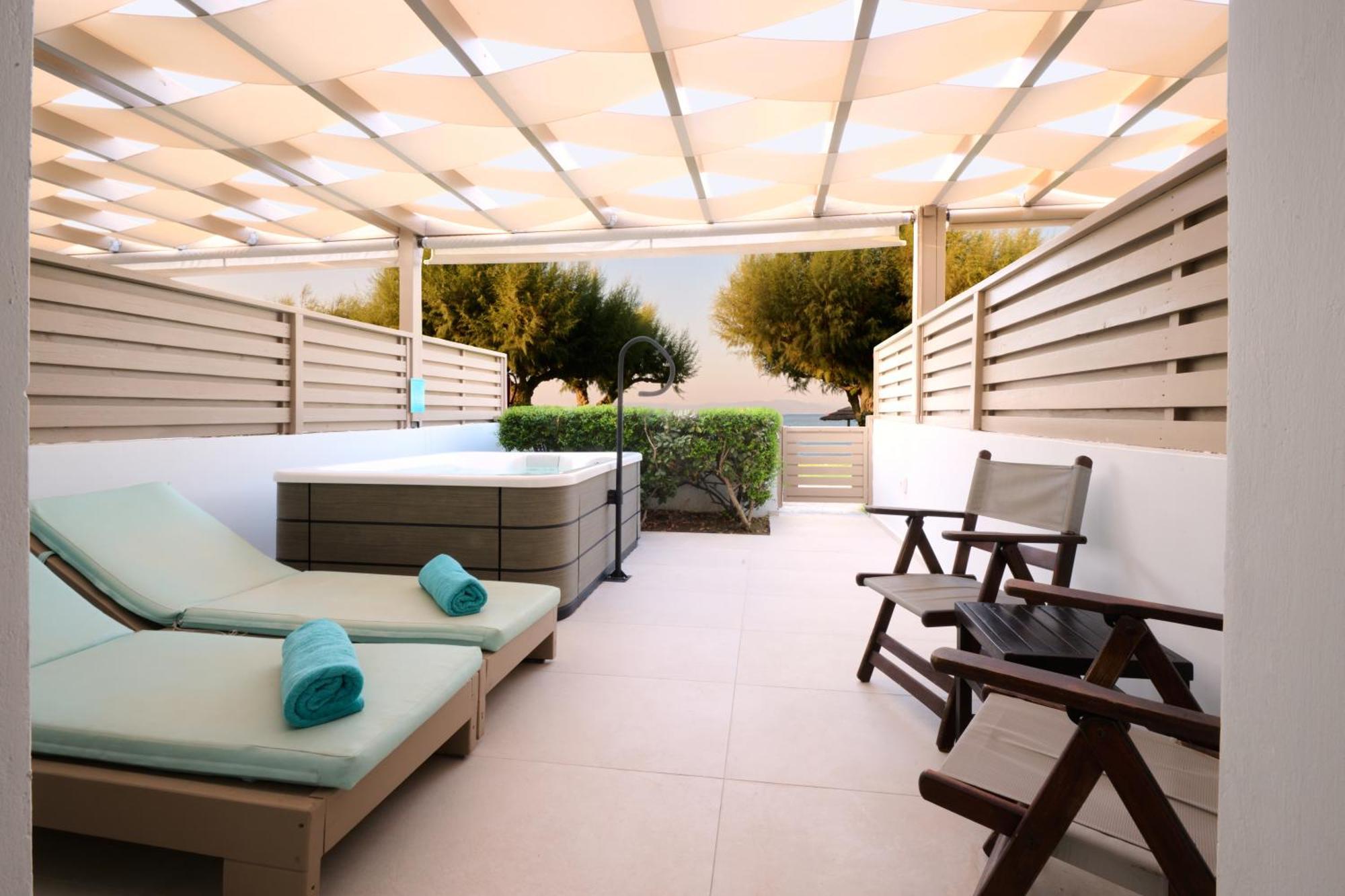 Oceanis Beach & Spa Resort Psalidi  Luaran gambar